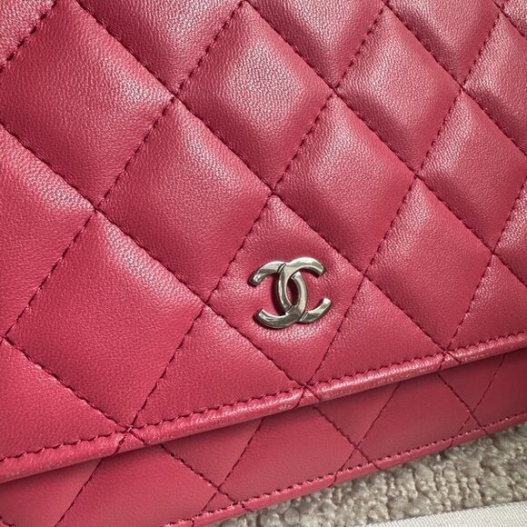 Chanel Barbie Pink Wallet on Chain WOC - Picture 3 of 14